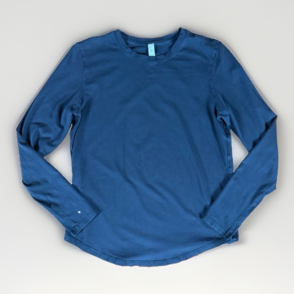 Women's Lululemon Love Long Sleeve Black Shirt Workout/Running Top Size 6